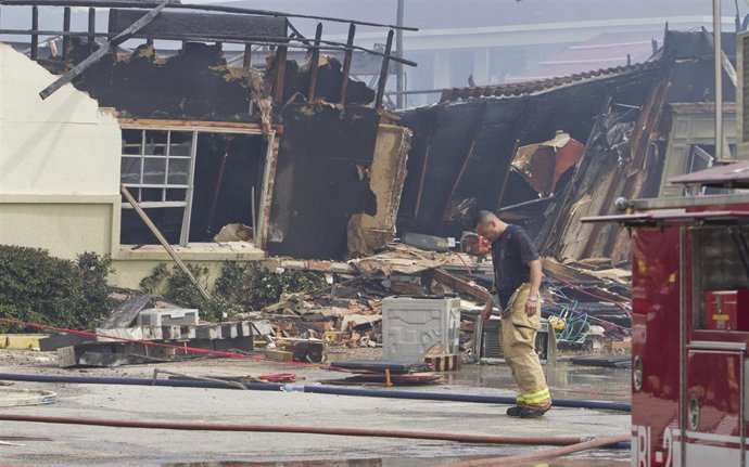 Incendio en un inmueble situado en el sur de Houston, en EEUU