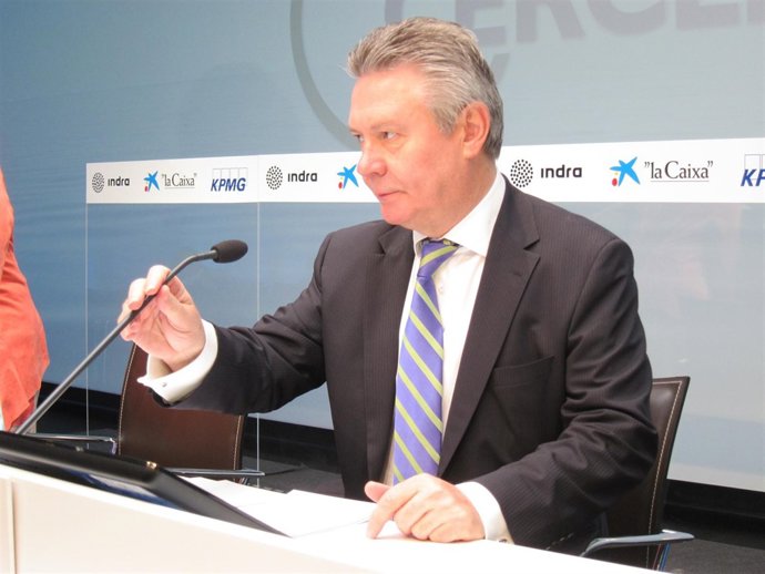 El comisario europeo de Comercio, Karel de Gucht, en Sitges