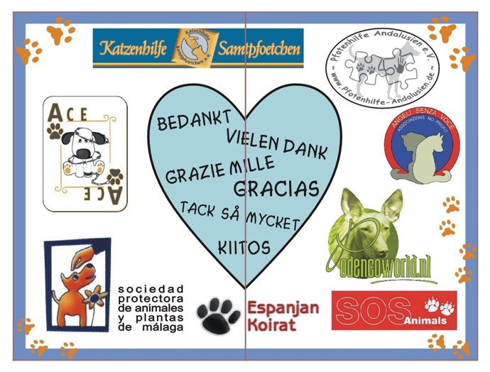 Cartel de una campaña de la Protectora de Animales de Málaga