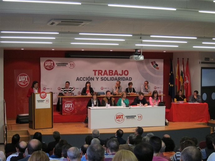 Acto de apertura del XI Congreso Regional de UGT