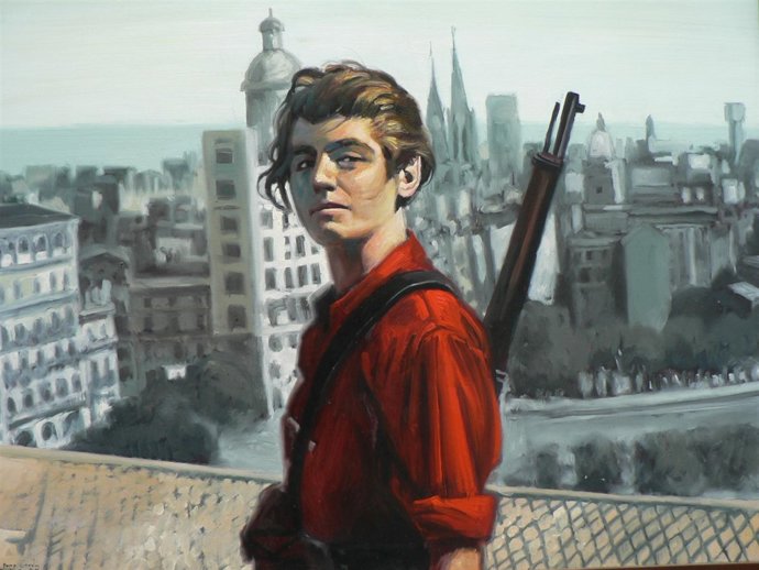 Obra 'Miliciana', Pepe Cerdá, de la Colección Enate