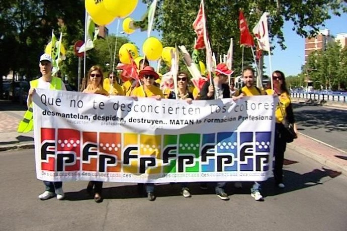 SINDICATOS CONCERTADA MANIFESTACIÓN MADRID
