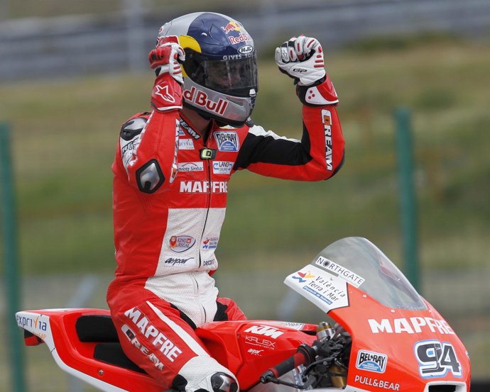 El piloto alemán de Moto3 Jonas Folger