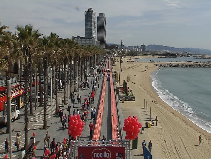 Récord Guinness bocadillo de Nocilla