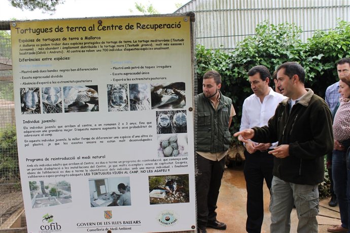 Biel Company, en su visita al Cofib