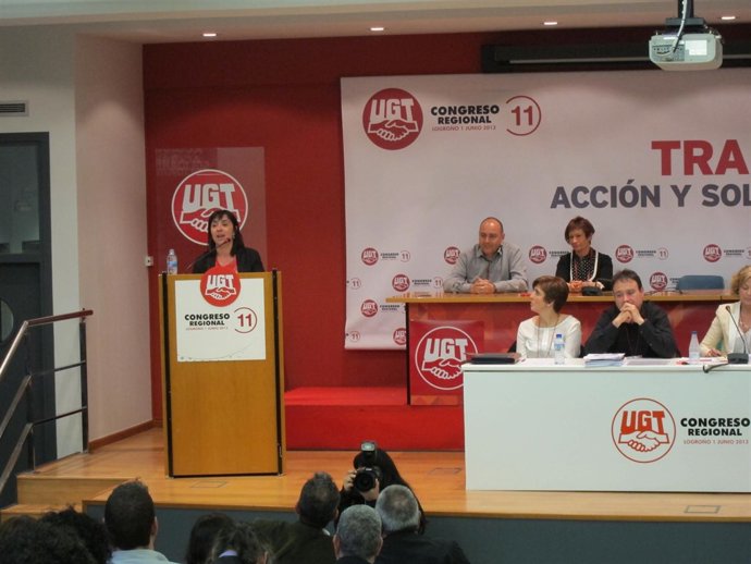 Cristina Antoñanzas, secretaria general de UGT de La Rioja