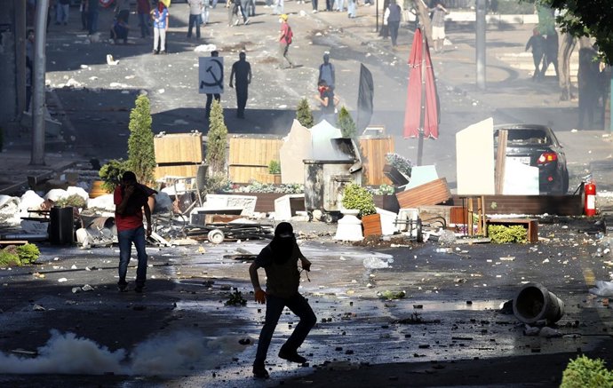 Enfrentamientos entre la policía y los manifestantes en Turquía 