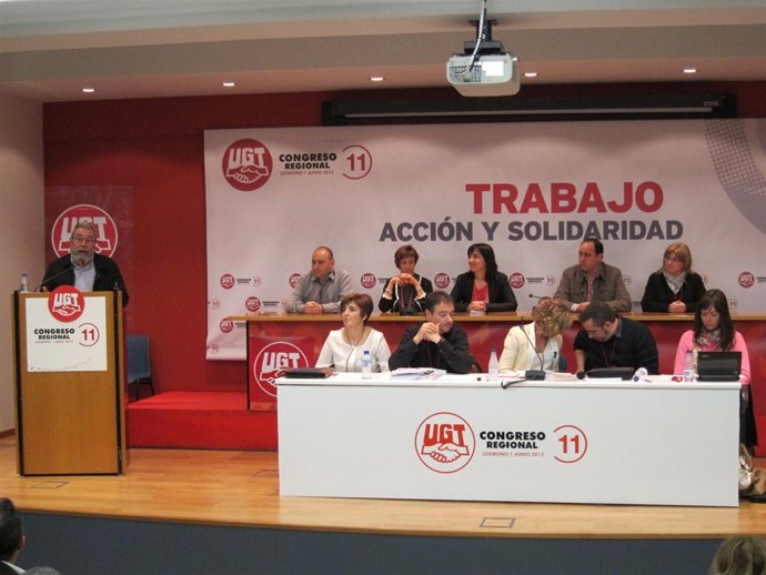 Cándido Méndez, en La Rioja