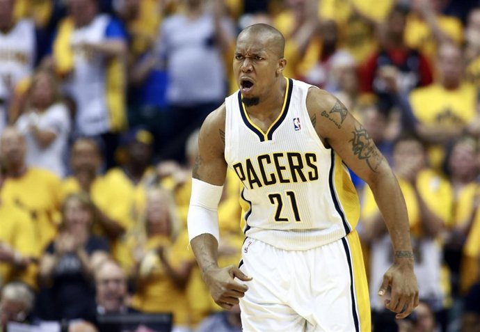 El jugador de Indiana Pacers David West