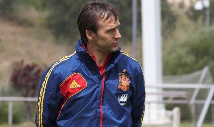 El entrenador de la selección sub21 Julen Lopetegui