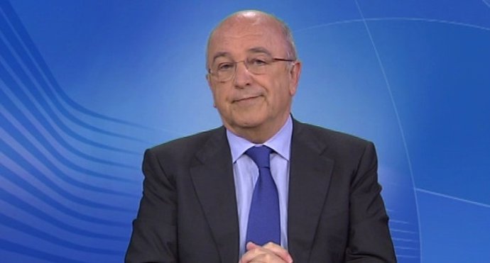 El vicepresidente de la Comisión Europea, Joaquín Almunia