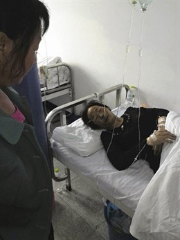 Mujer herida en el incendio de un matadero avícola en China