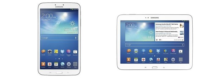 Samsung Galaxy Tab 3 de 8 y 10,1 pulgadas