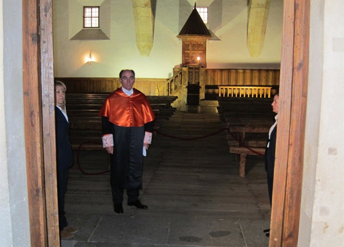 Ignacio Sánchez Galán el día de su investidura.