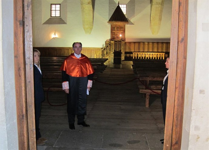 Ignacio Sánchez Galán el día de su investidura.