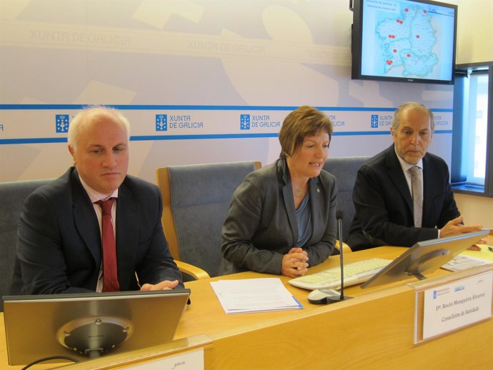 La conselleira de Sanidade, Rocío Mosquera