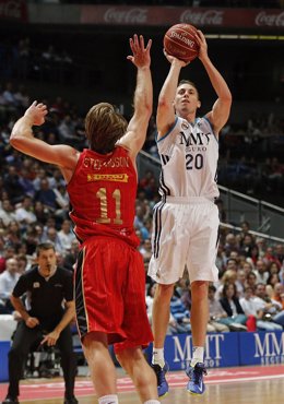 Jayce Carroll en el CAI Zaragoza - Real Madrid