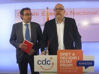 CDC ve "imprescindible" la agenda internacional de Mas para explicar la consulta y crear riqueza
