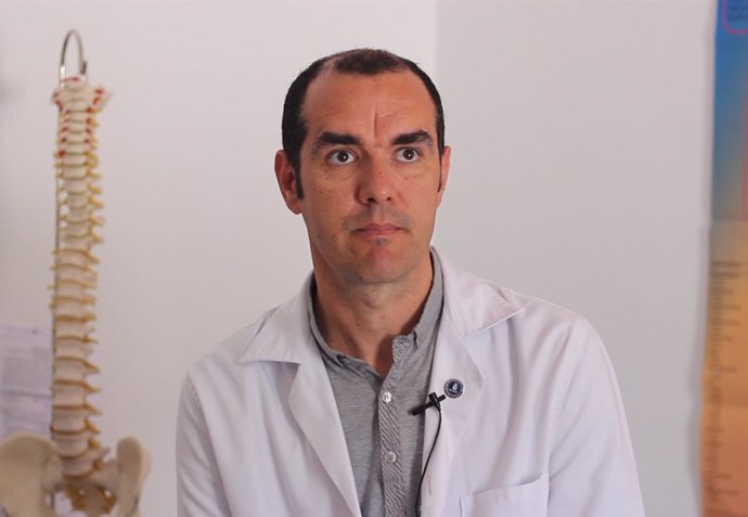 Manuel Arroyo, del departamento de Fisioterapia de la Universidad de Granada