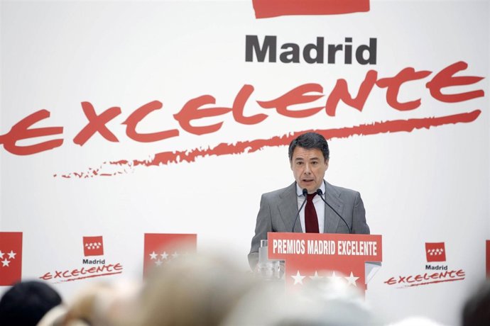 El presidente de Madrid, Ignacio González, en los premios Madrid Excelente