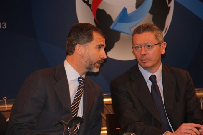 Príncipe Felipe, ministro Alberto Ruiz Gallardón