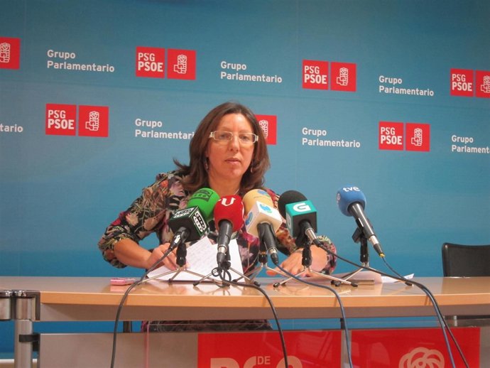 La viceportavoz parlamentaria del PSdeG, Carmen Gallego