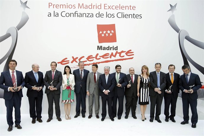 Imagen de la gala de los premios Madrid Excelente