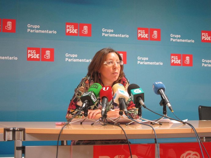 La viceportavoz parlamentaria del PSdeG, Carmen Gallego