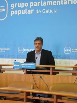 El portavoz parlamentario del PPdeG, Pedro Puy