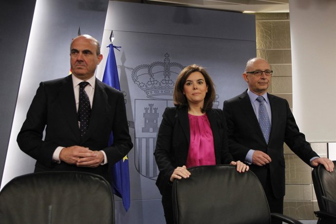 Santamaría, Montoro y De Guindos