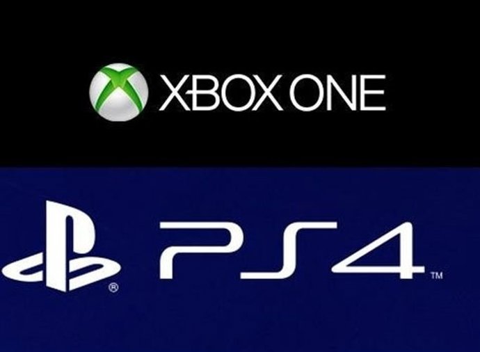 Logotipos de Xbox One y PS4 PlayStation 4