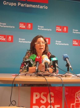 La viceportavoz parlamentaria del PSdeG, Carmen Gallego