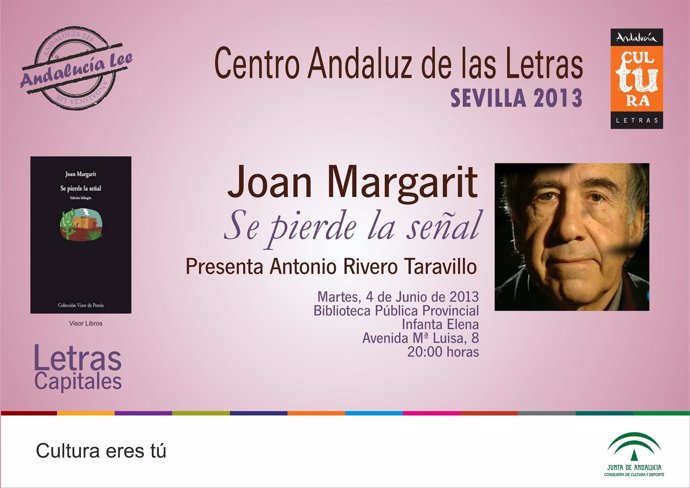 El poeta Joan Margarit llega a Sevilla
