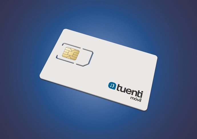 Tarjeta SIM de la operadora de telefonía móvil de Telefónica Tuenti recurso