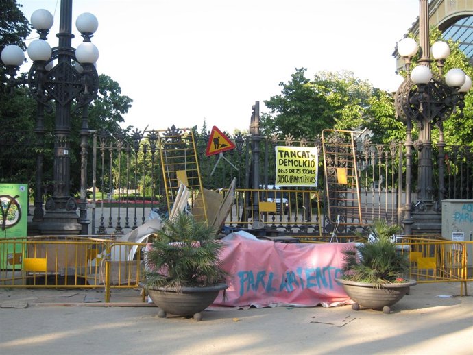Bloqueo Al Parlament (Archivo)