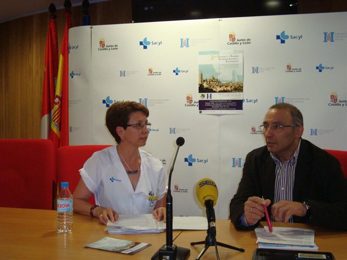 Modesto Rey (d), en Segovia