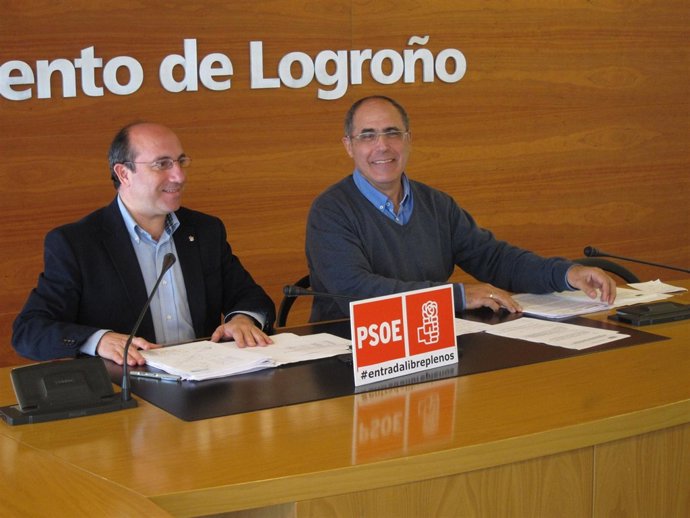 Vicente Urquía y Domindo Dorado, en la rueda de prensa