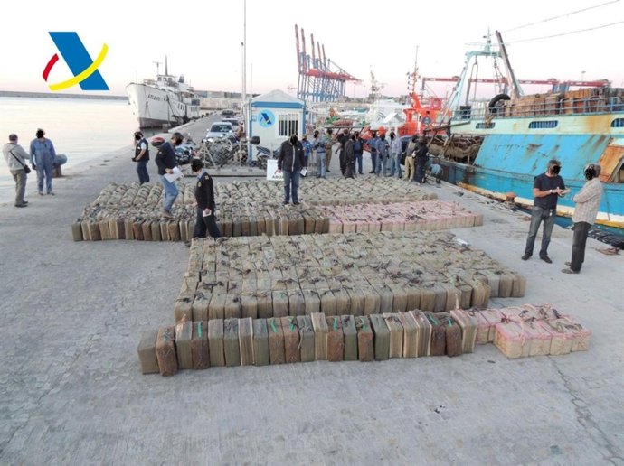 Droga intervenida en una operación de la Agencia Tributaria