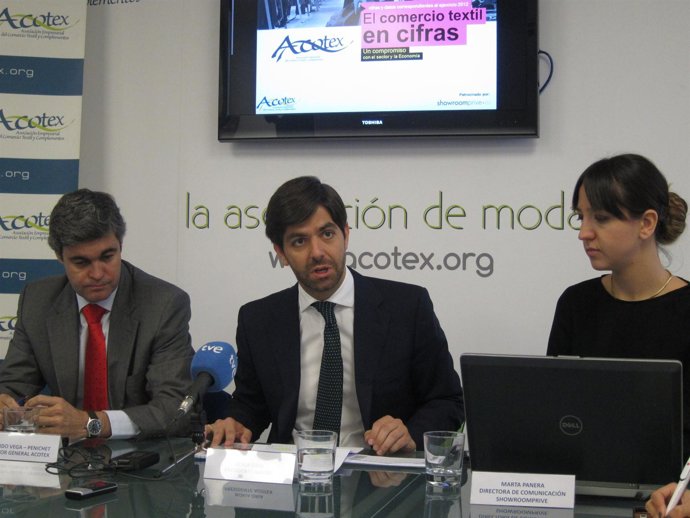 Borja Oria (Acotex) y Marta Panera (Showroomprive)