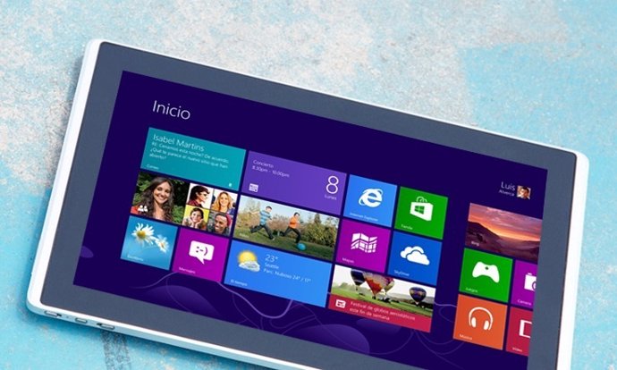 Tablet con Windows 8