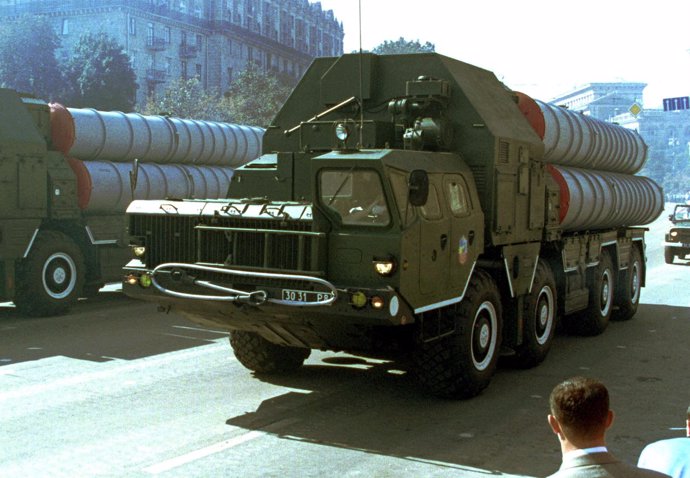 Misiles antiaéreos rusos S-300