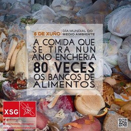 Uno de los carteles elaborados por Xuventudes Socialistas