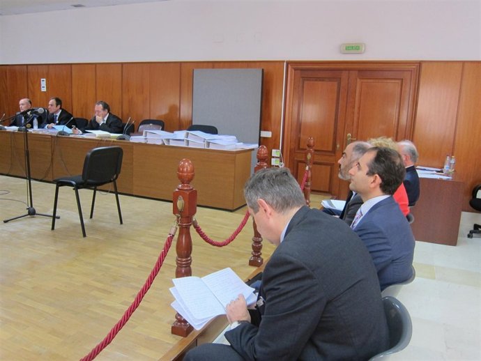 Banquillo de los acusados en el juicio por el 'caso Rilco'