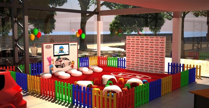 Espacio Pocoyó en concesionarios de Kia