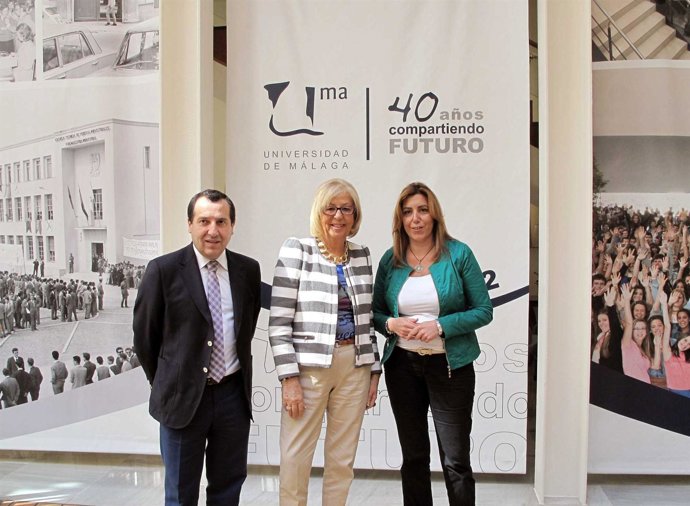 Ruiz Espejo, Adelaida de la Calle y Susana Díaz