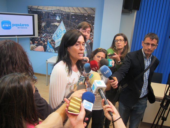 Paula Prado (PPdeG), en declaraciones a los medios