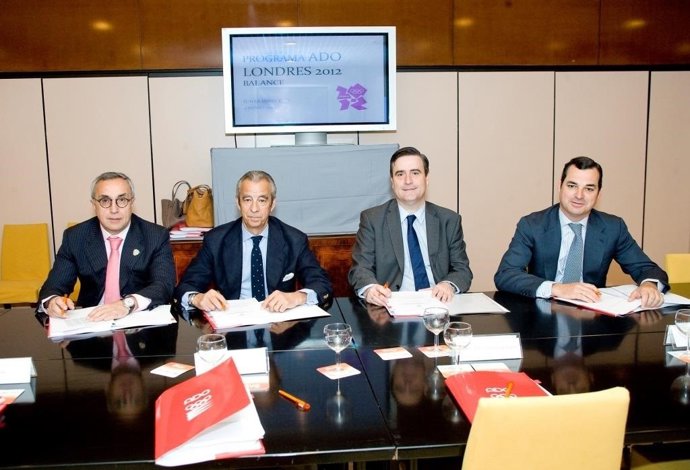 Alejandro Blanco, De Bergia, Miguel Cardenal y González-Echenique Telefónica ADO