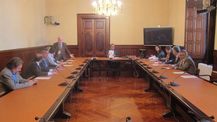 Reunión de la comisión parlamentaria sobre las balas de goma