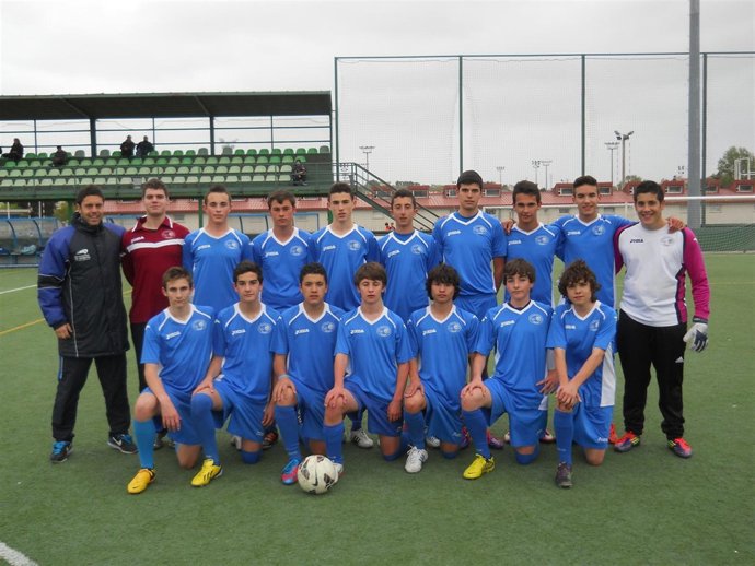 Equipo de la escuela municipal de fútbol
