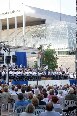 Banda Municipal de Valencia en los jardines del palau